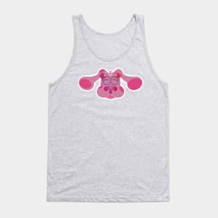 Magenta Flower Crown Tank Top